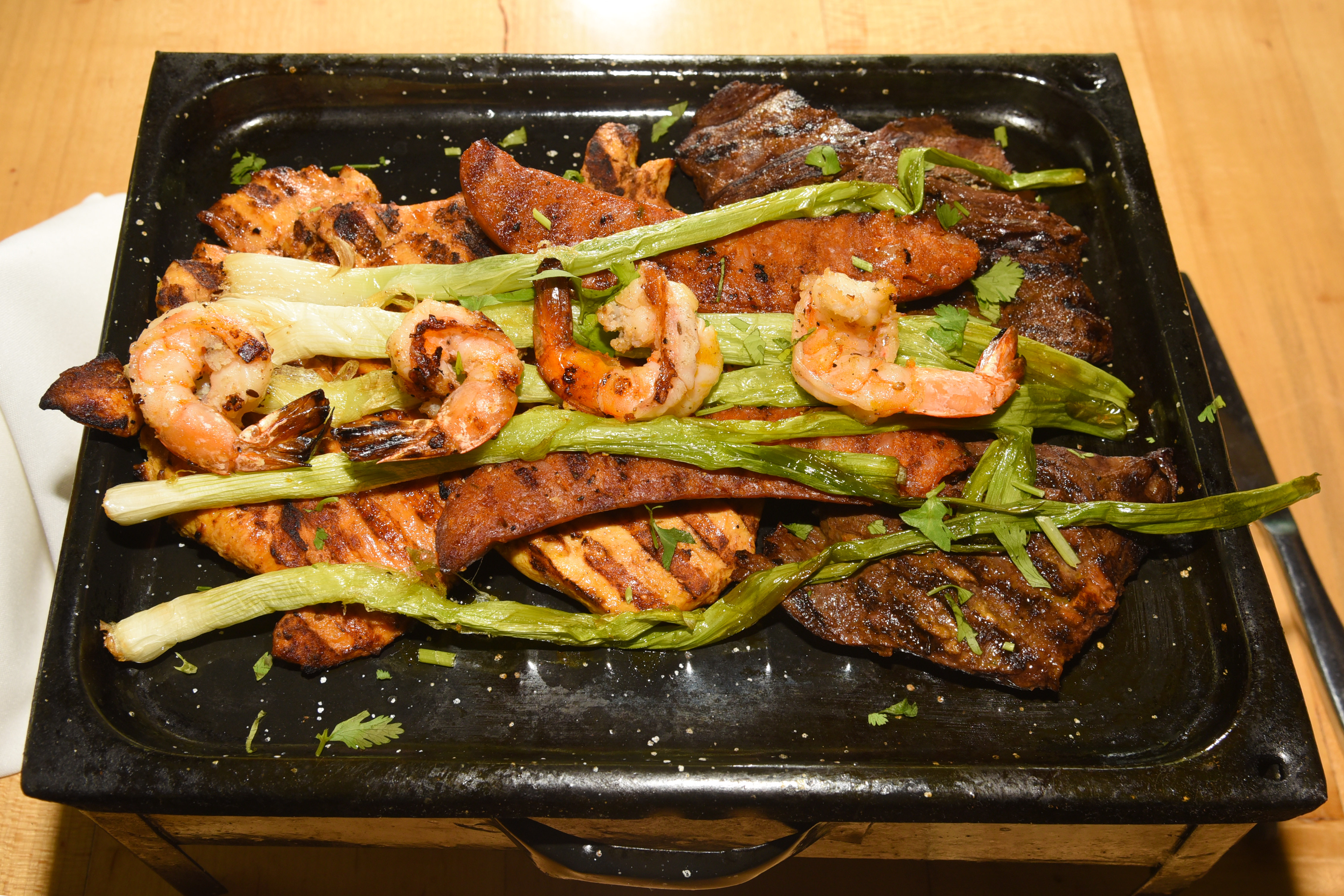 Parrillada for two — a sizzling platter